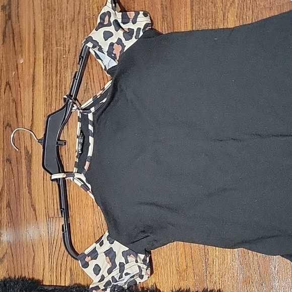 Off the shoulder shirt  #cheetahprint - Picture 2 of 4